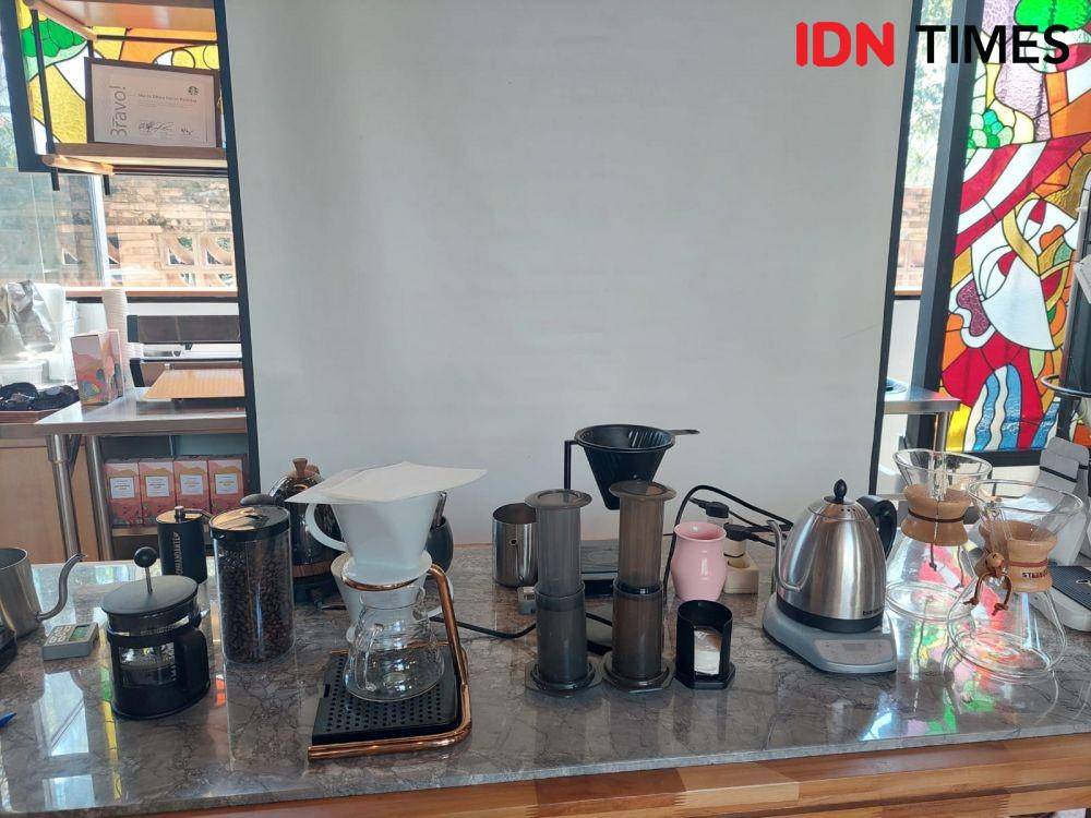 Coffee Experience Center di Starbucks Reserve Dewata, Bali, pada Rabu (24/5/2022) (IDN Times/Erfah Nanda)