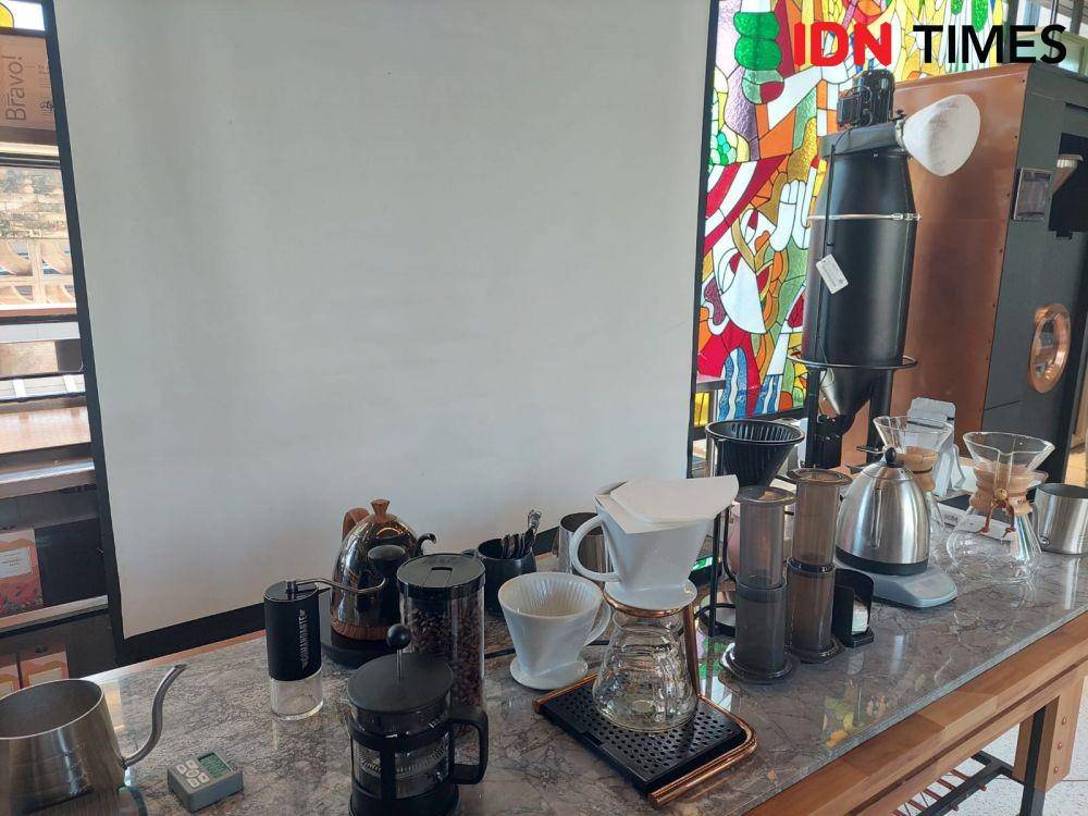 Coffee Experience Center di Starbucks Reserve Dewata, Bali, pada Rabu (24/5/2022) (IDN Times/Erfah Nanda)
