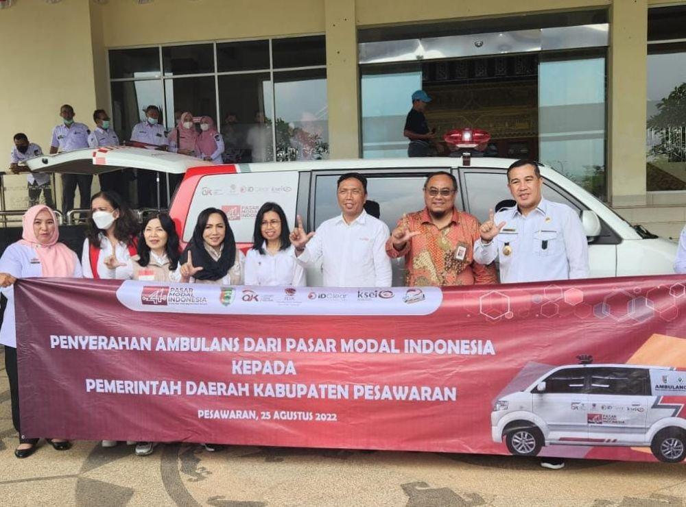 Pasar Modal Indonesia Beri Bantuan Ambulans ke Pemkab Pesawaran