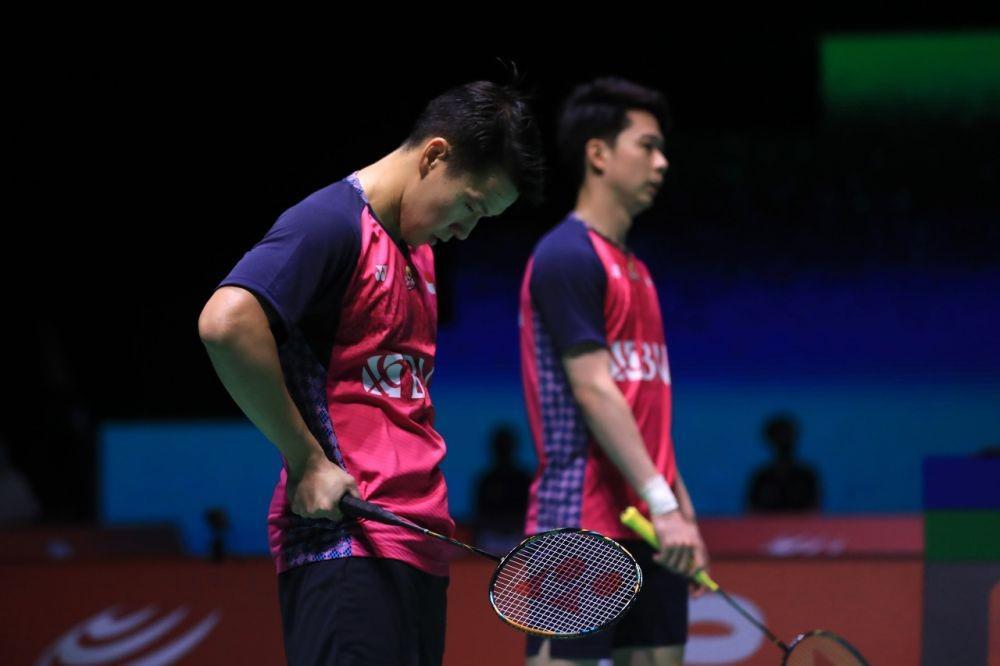 Kevin/Marcus Angkat Koper dari Malaysia Masters 2023