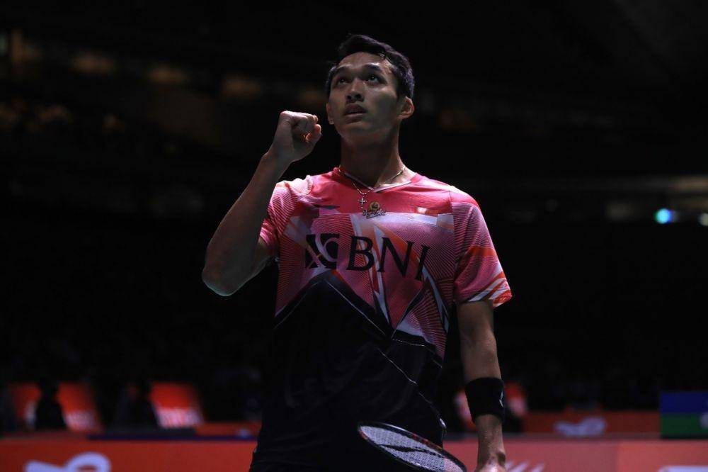 Jonatan Christie di Kejuaraan Dunia 2022 (dok. PP PBSI)