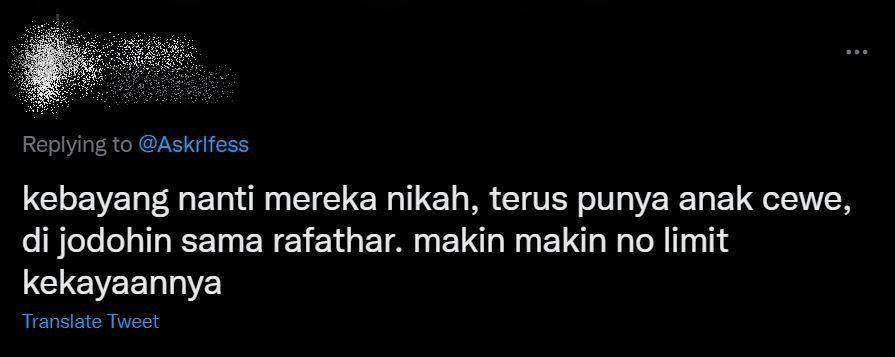 komentar kocak Jess No Limit ngelamar Sisca Kohl (twitter.com)