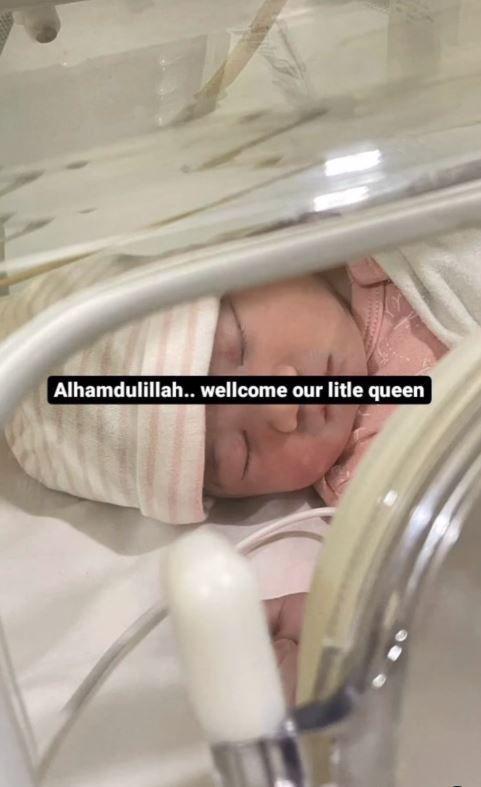 potret wajah baby Puti (instagram.com/suhendri_zoni)