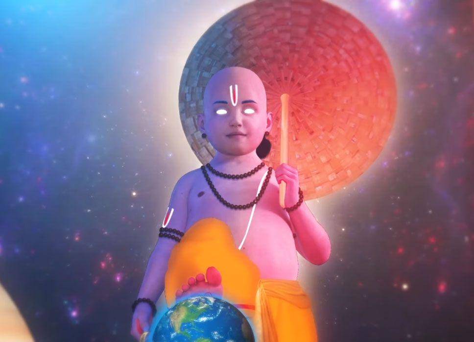 Ilustrasi Wamana Awatara. (YouTube.com/Chant Central)