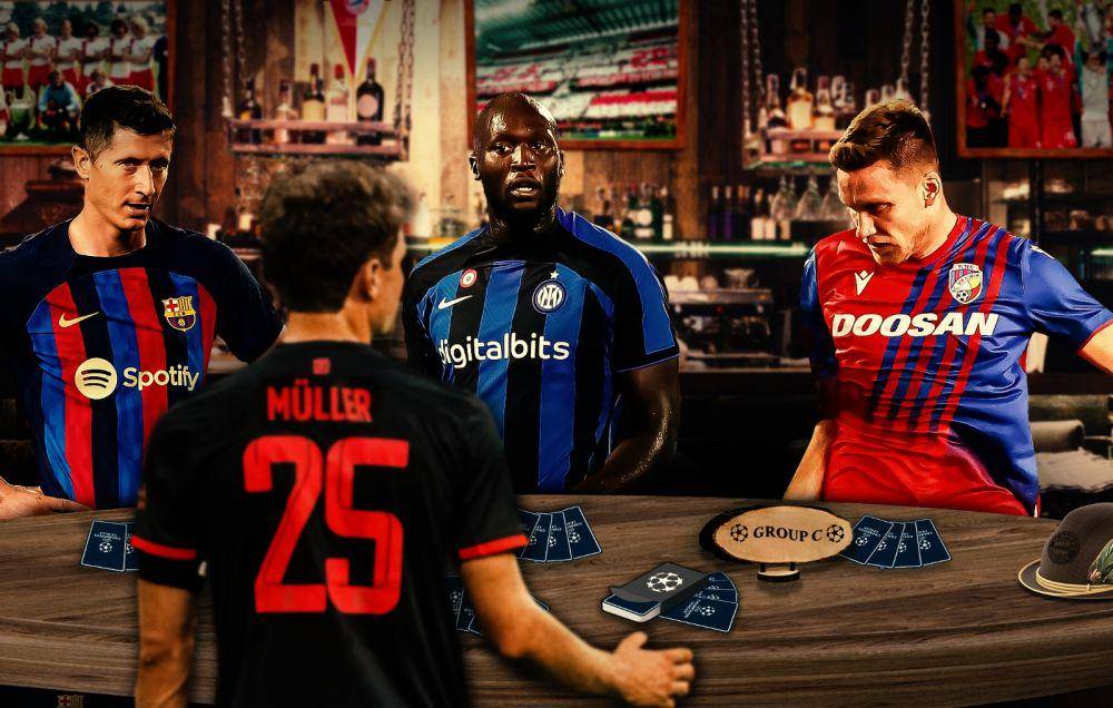 unggahan akun resmi Bayern Munich yang menunjukkan representasi para peserta Grup C Liga Champions 2022/2023 (twitter.com/FCBayern)