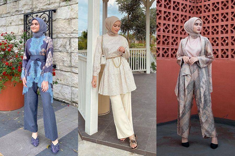 OOTD kondangan dengan celana ala Helwa Bashel (instagram.com/helwabasheel)