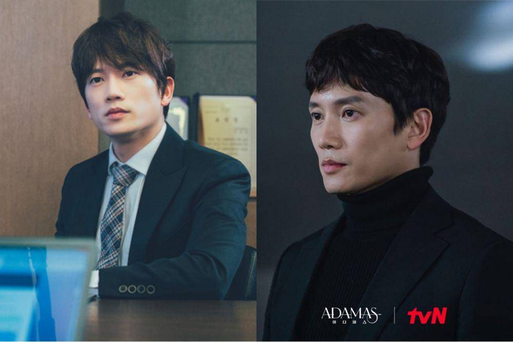 Ji Sung di drama Kill Me, Heal Me dan Adamas (dok. MBC/Kill Me, Heal Me | instagram.com/tvn_drama)