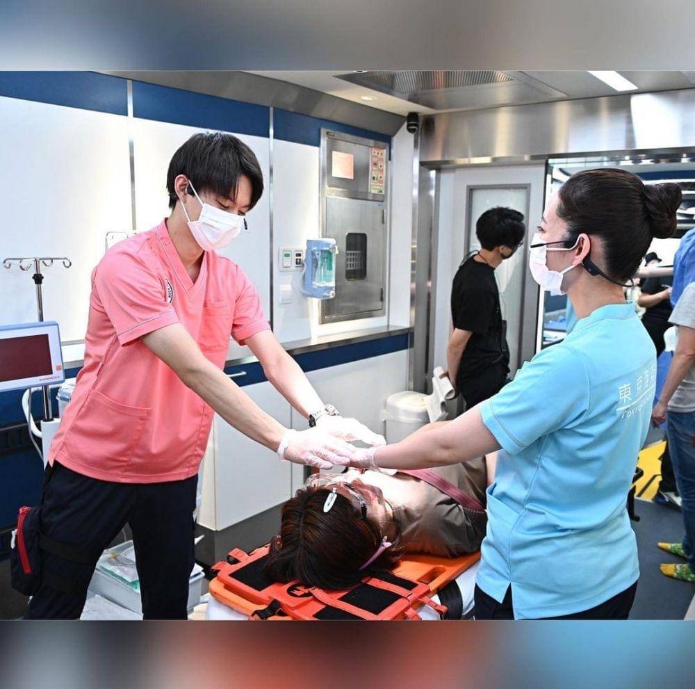 potret di balik layar Tokyo MER: Mobile Emergency Room (instagram.com/tokyo_mer_tbs)