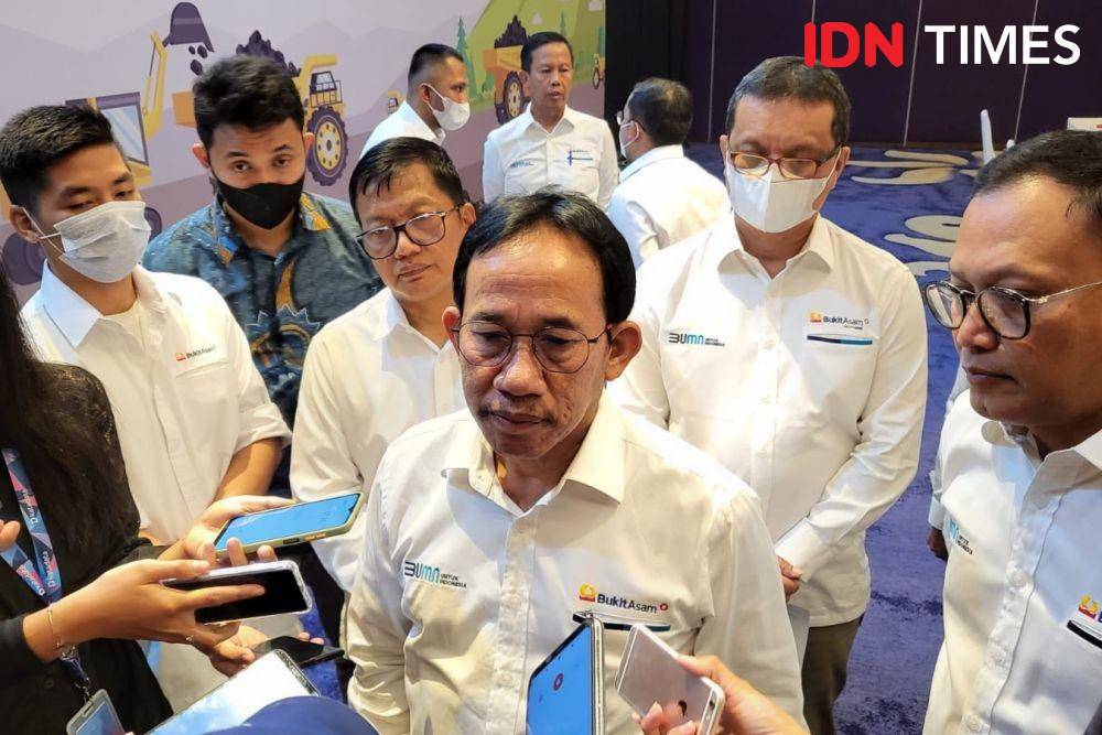 Direktur Utama PT Bukit Asam Tbk, Arsal Ismail (IDN Times/Ridwan Aji Pitoko)