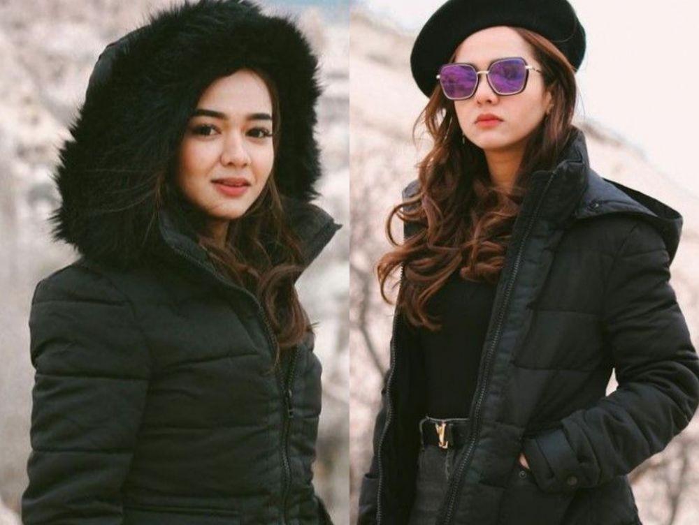 9 Potret Seru Artis Dianda Sabrina Liburan, Enjoy Banget!