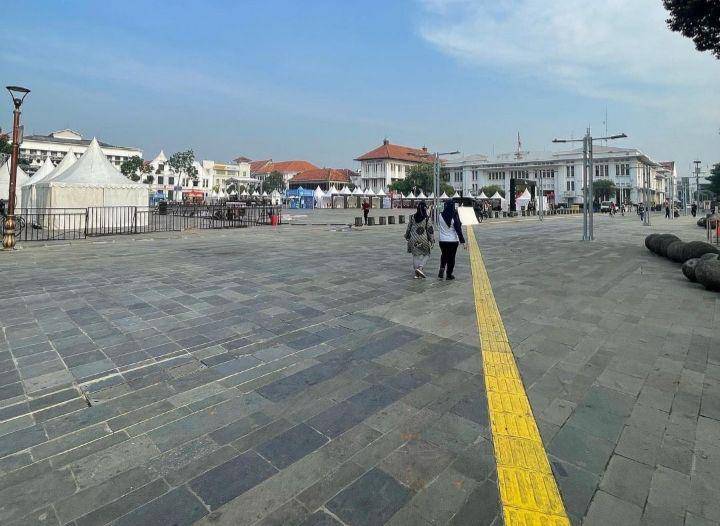 wajah baru Kota Tua (instagram.com/ngabilajepret)