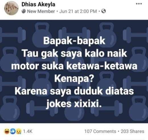 status plesetan kata kocak (facebook.com/carapedia)
