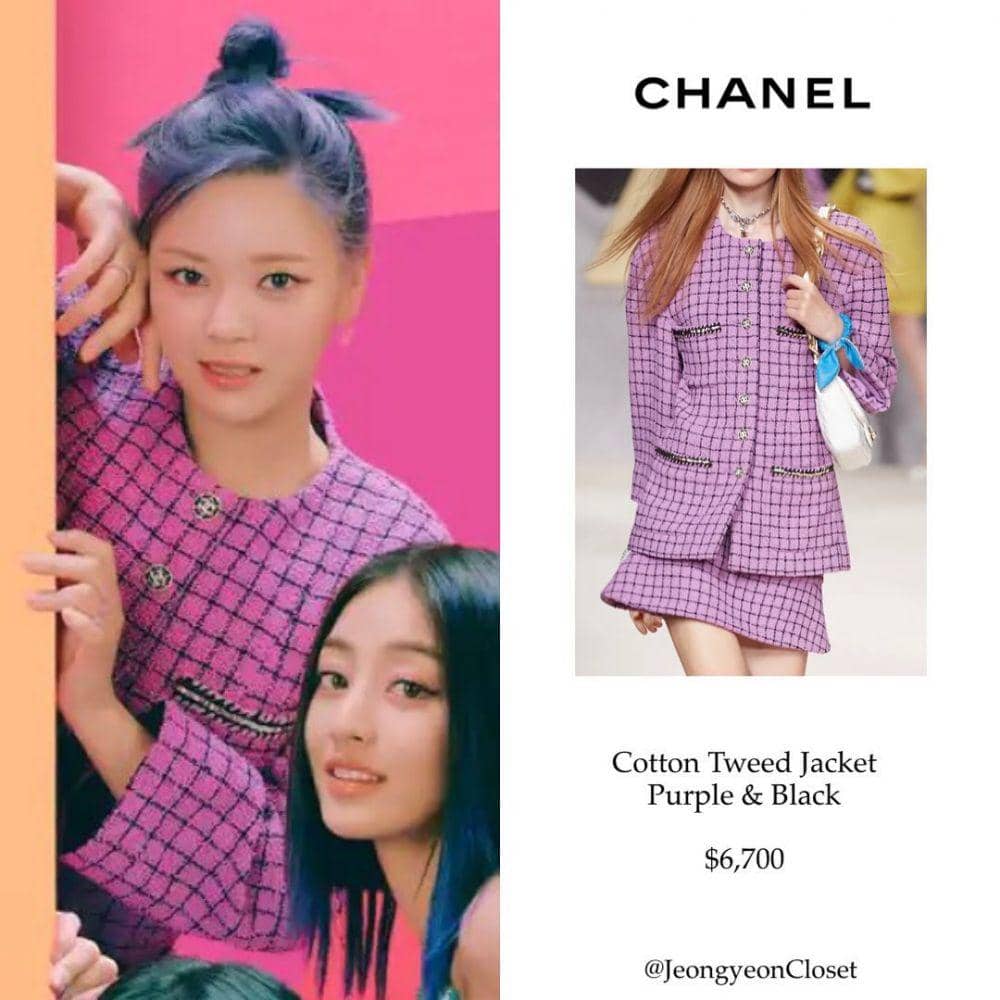 harga outfit Jeongyeon Twice di Talk That Talk (instagram.com/jeongyeoncloset)