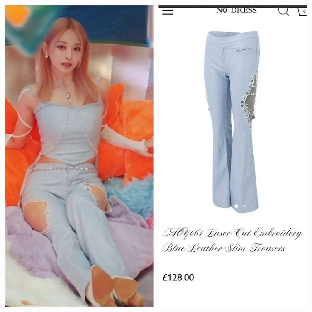 harga outfit Tzuyu Twice di Talk That Talk (instagram.com/twice_wearing)