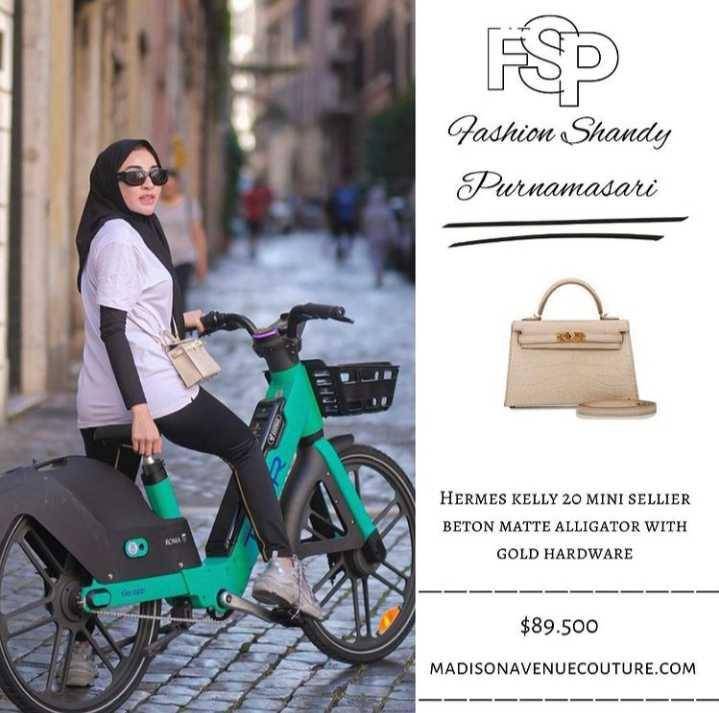 Shandy & tas mewah (Instagram/fashion_shandy_purnamasari)