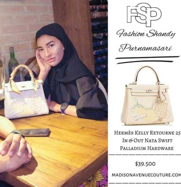 Shandy & tas mewah (Instagram/fashion_shandy_purnamasari)