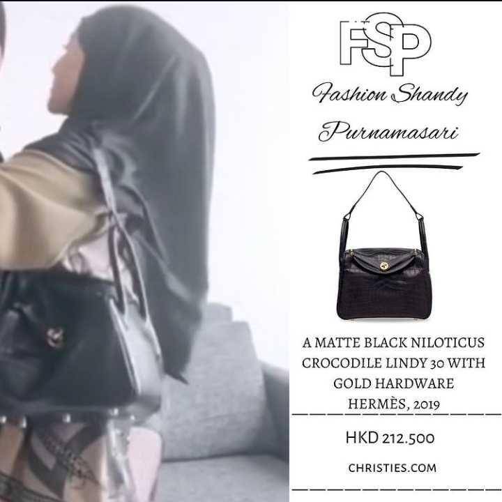 Shandy & tas mewah (Instagram/fashion_shandy_purnamasari)