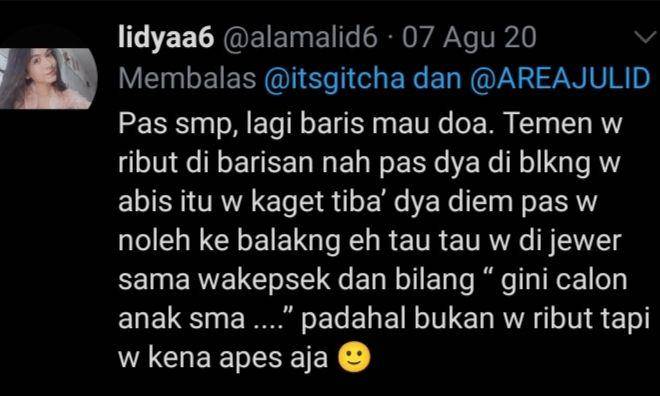 cerita lucu pas sekolah (twitter.com/@alamalid6)