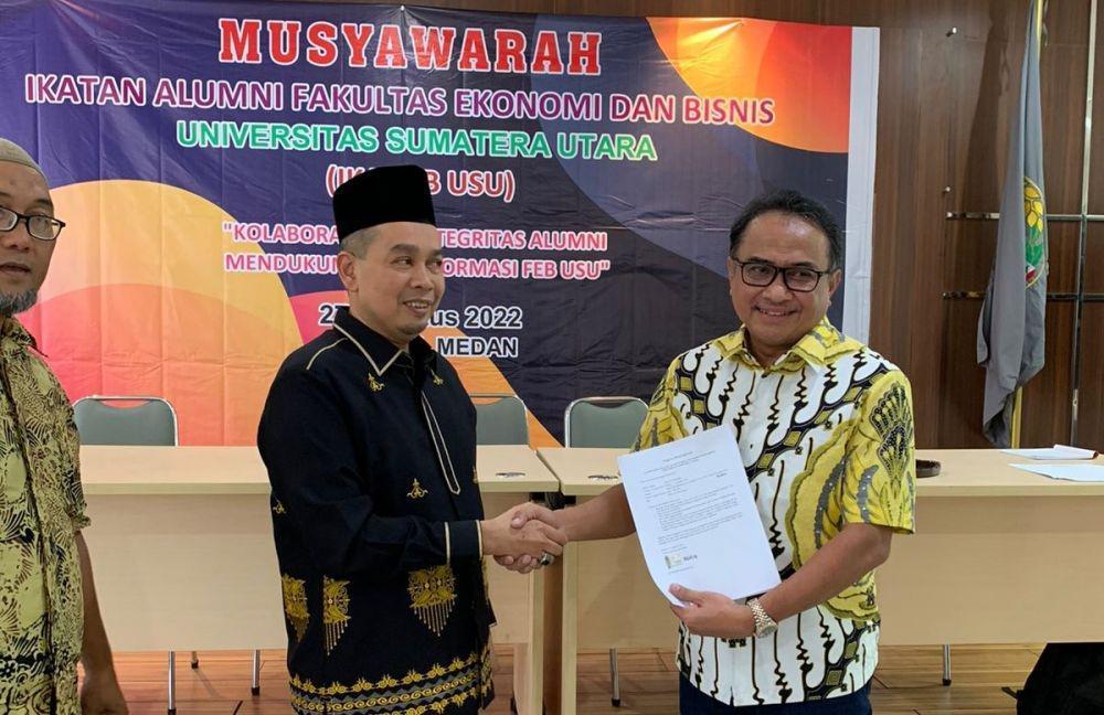 Selamat, Agus Dwi Handaya Terpilih Jadi Ketua IKAFEB USU