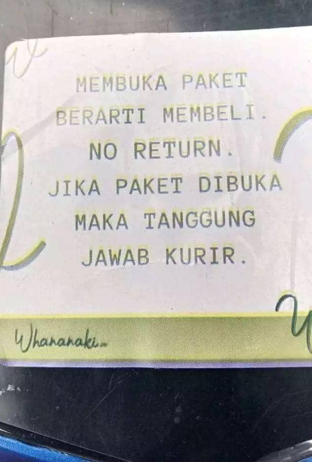 lika-liku kurir kocak (twitter.com/txtdrikurir)