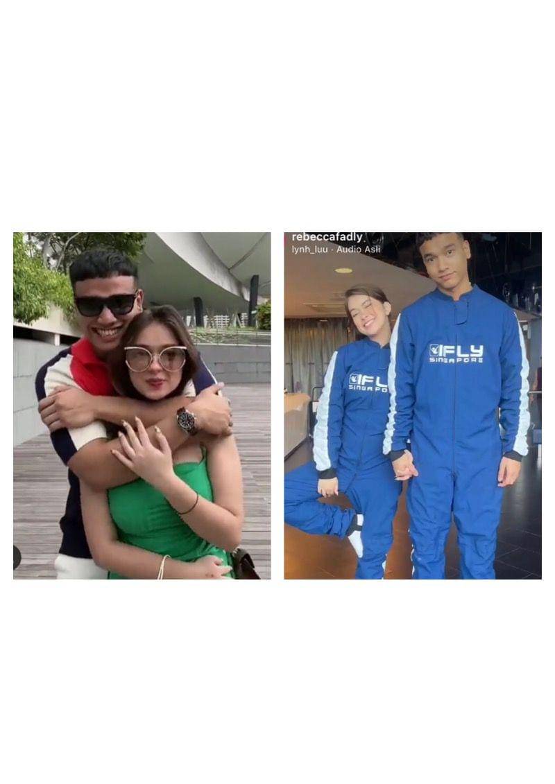 artis liburan bareng pacar (instagram.com/rebeccafadly)