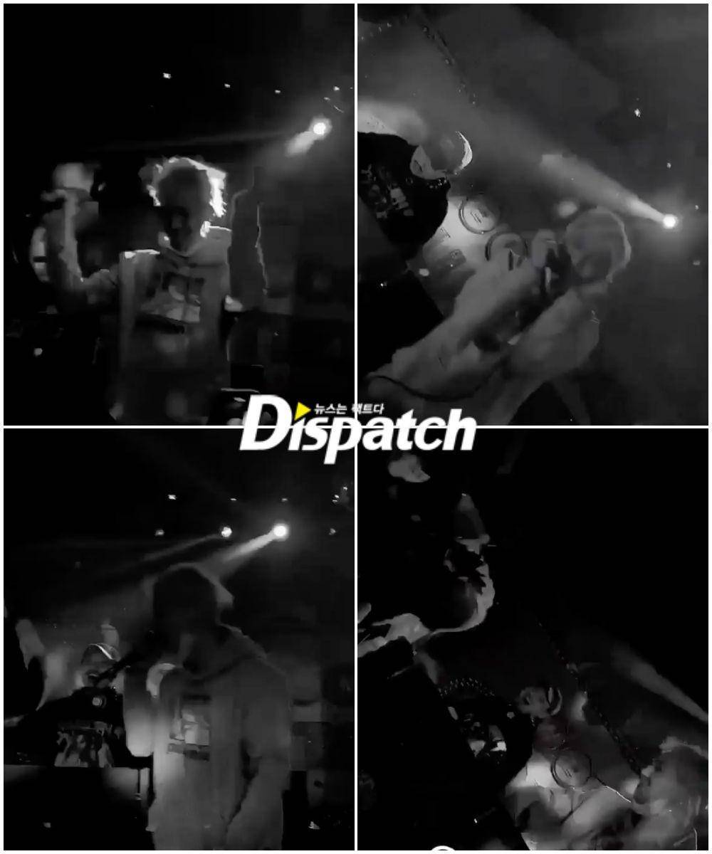 Mino WINNER saat tampil dadakan di klub di sekitar Yangyang, Provinsi Gangwon (dispatch.co.kr)