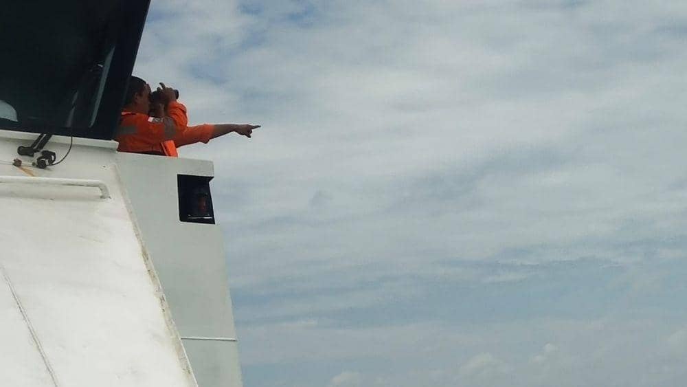 Tim Basarnas saat lakukan pencarian korban KM Teman Niaga (dok. Istimewa)