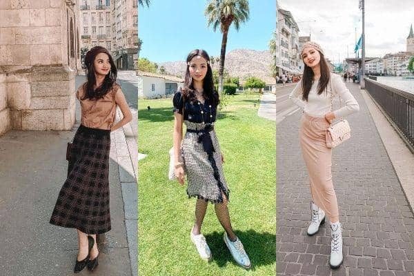 10 Potret OOTD ala Sabrina Anggraini, Istri CEO Ruang Guru Modis Abis!