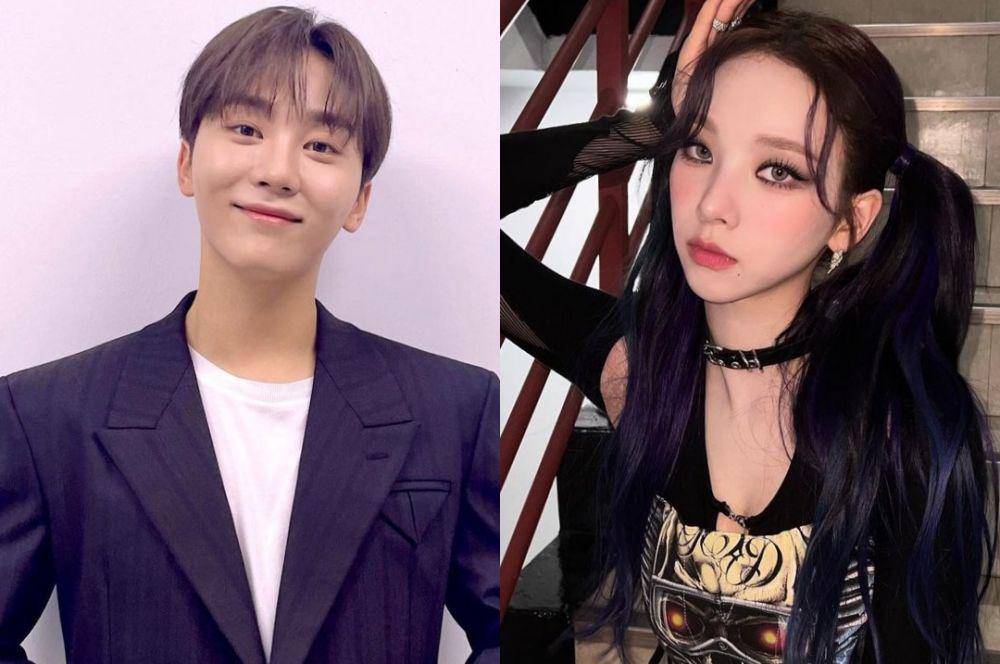 Seungkwan SEVENTEEN dan Karina aespa (instagram.com/pledis_boos | instagram.com/aespa_official)