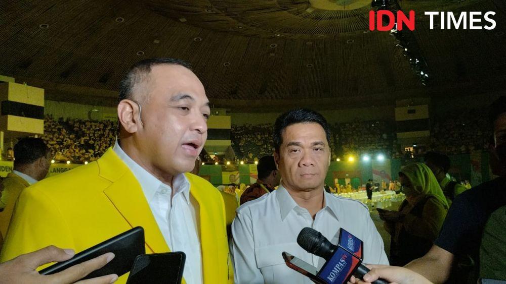 Riza Patria Datang ke Rapimda Golkar, Buka Kans Duet di Pilgub DKI