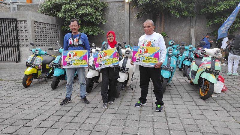 Para pemenang tantangan (dok. Yamaha)