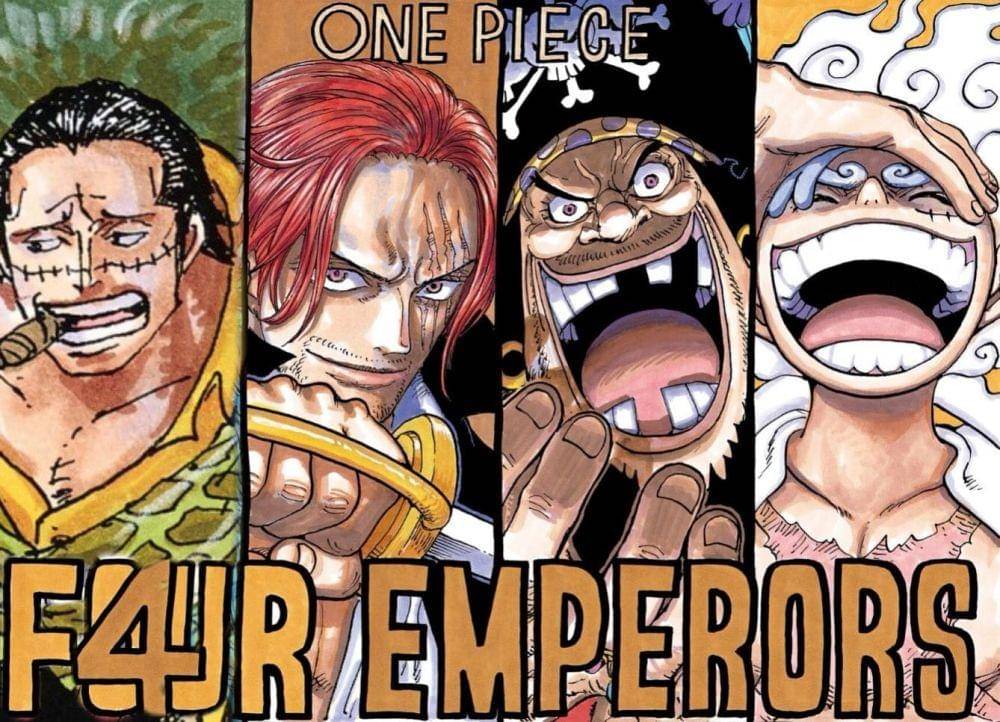 Susunan Yonko yang asli tanpa campur tangan Buggy (Dok. facebook.com/A S H U R A愛)