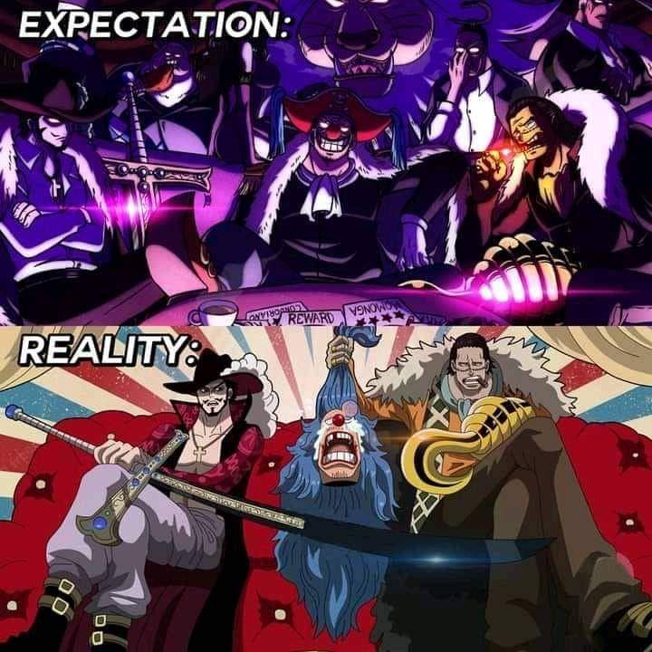 Ekspetasi para anak buah Buggy dan realita yang dihadapi sang bos ( Dok. facebook.com/Jr Calumarde)