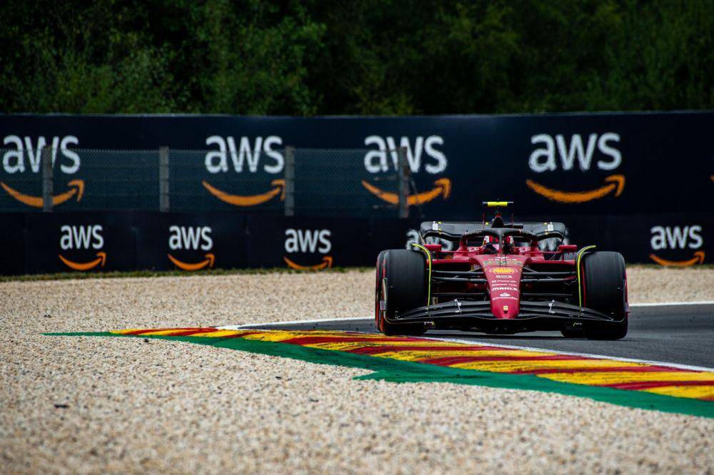Carlos Sainz pada GP Belgia 2022 (twitter.com/Carlossainz55)