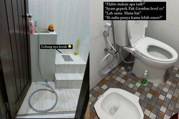 10 Potret Kamar Mandi Ini Bentuknya Nyeleneh, Bikin Ngakak Lemes