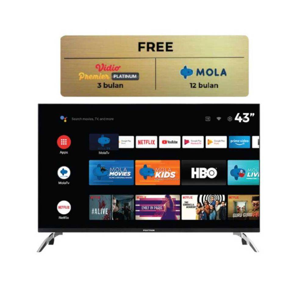 Polytron Smart TV Android 43 inch (polytron.co.id)