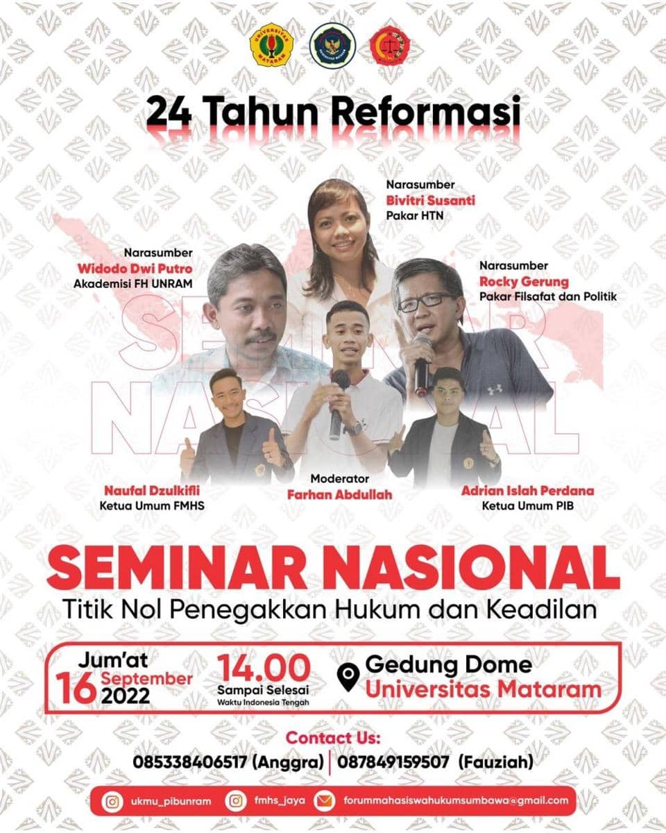 Unram Diduga Melarang Seminar Nasional dengan Pembicara Rocky Gerung