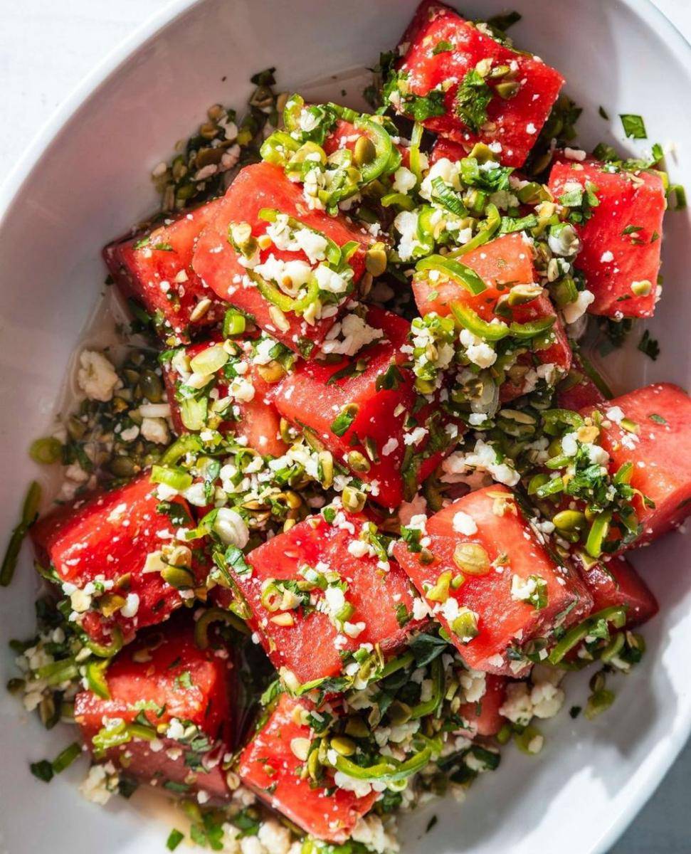 salad semangka (instagram.com/testkitchen)