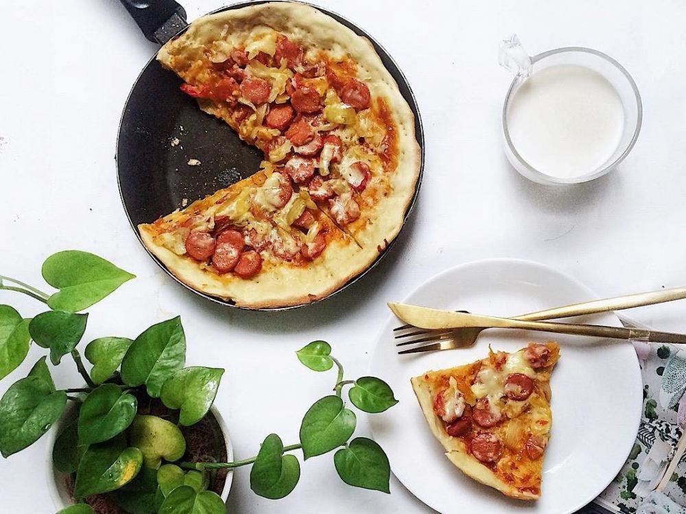 Cara Membuat Pizza Teflon buat Pemula, Praktis dan Murah