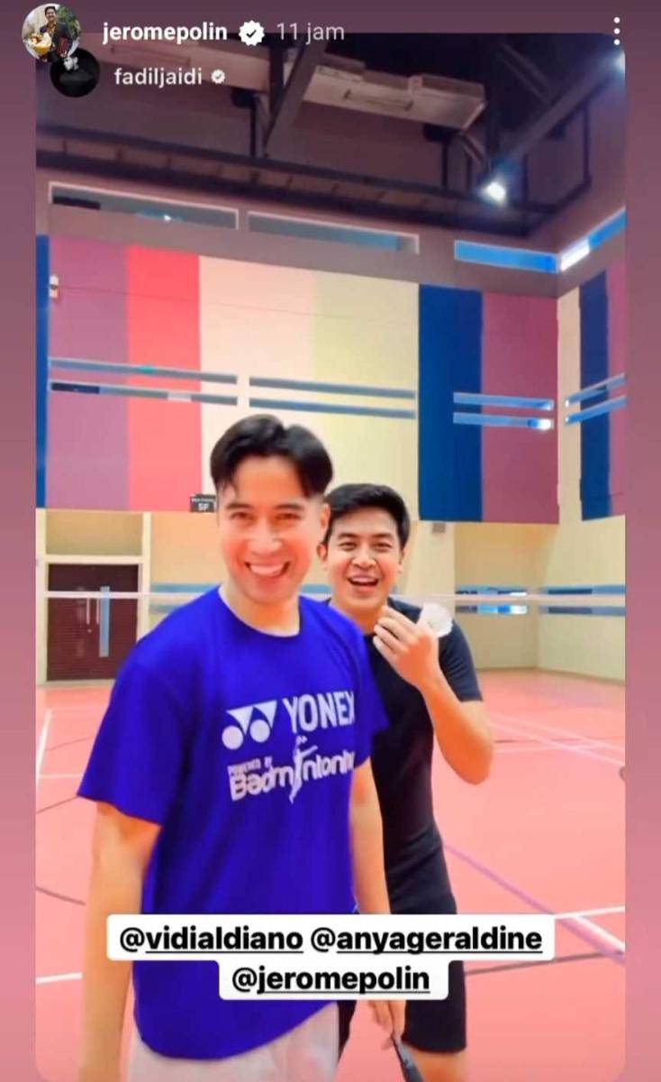 Vidi Aldiano dan Jerome Polin. (instagram.com/jeromepolin)