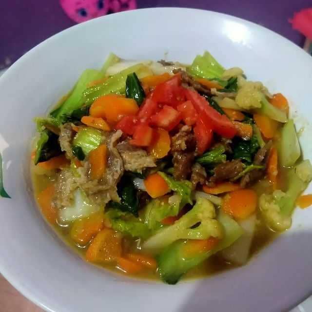 capcay sapi lada hitam (instagram.com/dyanput3ri)