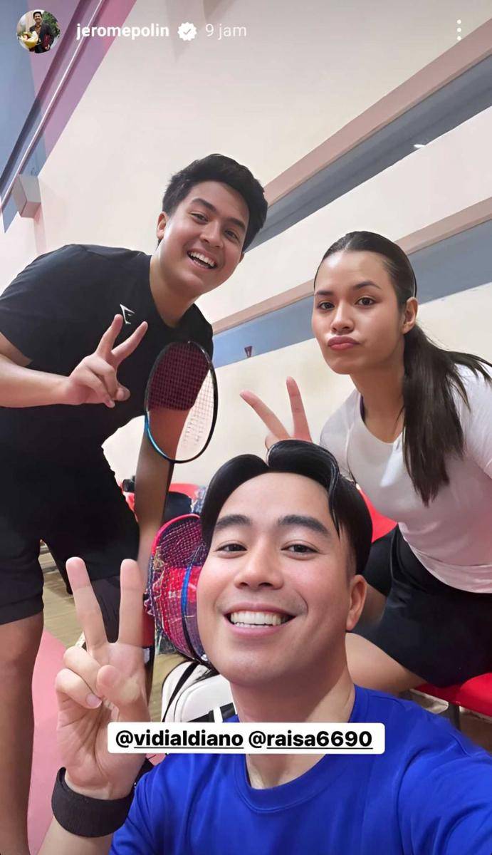Jerome, Vidi, dan Raisa. (instagram.com/jeromepolin)