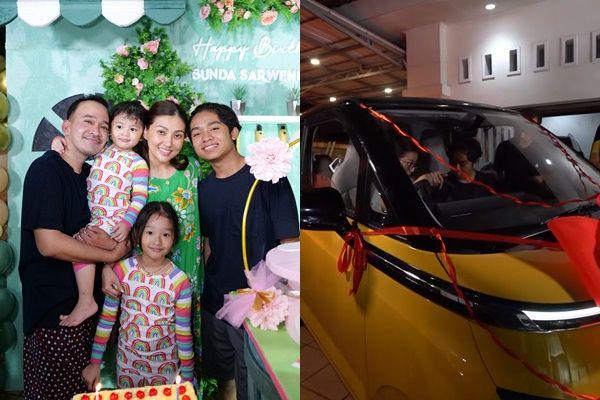 10 Potret Ulang Tahun ke-33 Sarwendah, Kuenya Bikin Sayang Dimakan
