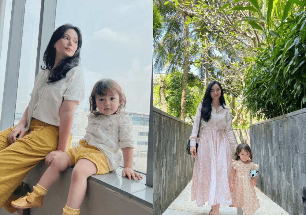 10 Potret OOTD Ibu dan Anak ala Asmirandah dan Chloe, bak Princess!