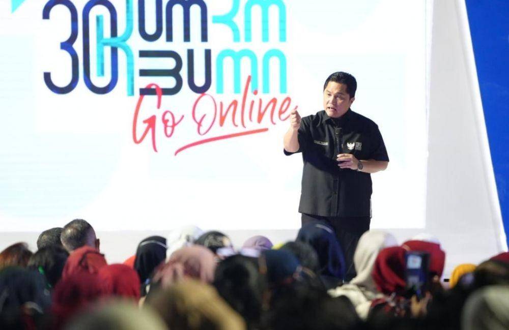 Menteri BUMN Erick Thohir Memberikan Paparan (Dok. PNM)