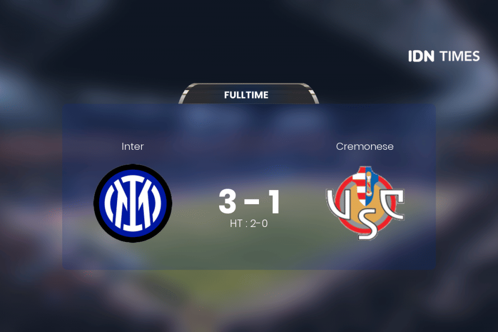 Inter Curi Poin Penuh Atas Cremonese