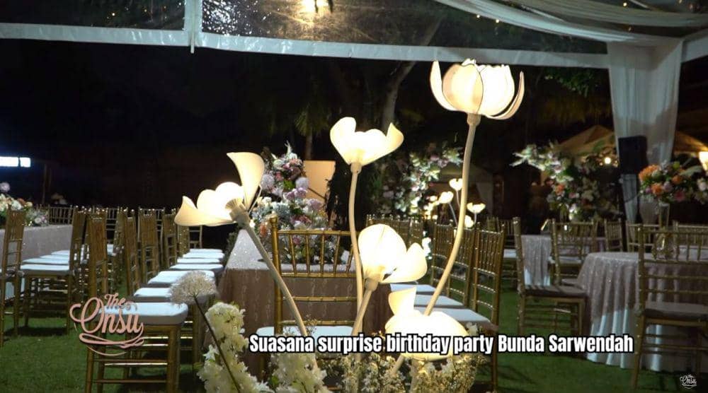 kejutan ulang tahun Sarwendah (youtube.com/the onsu family)
