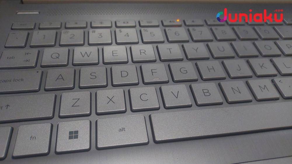 HP 14s dengan AMD Ryzen 7 5700U. duniaku.com/Adhitya Daniel