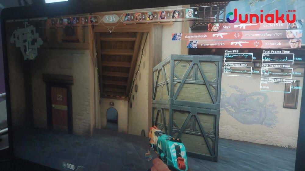 HP 14s dengan AMD Ryzen 7 5700U. duniaku.com/Adhitya Daniel