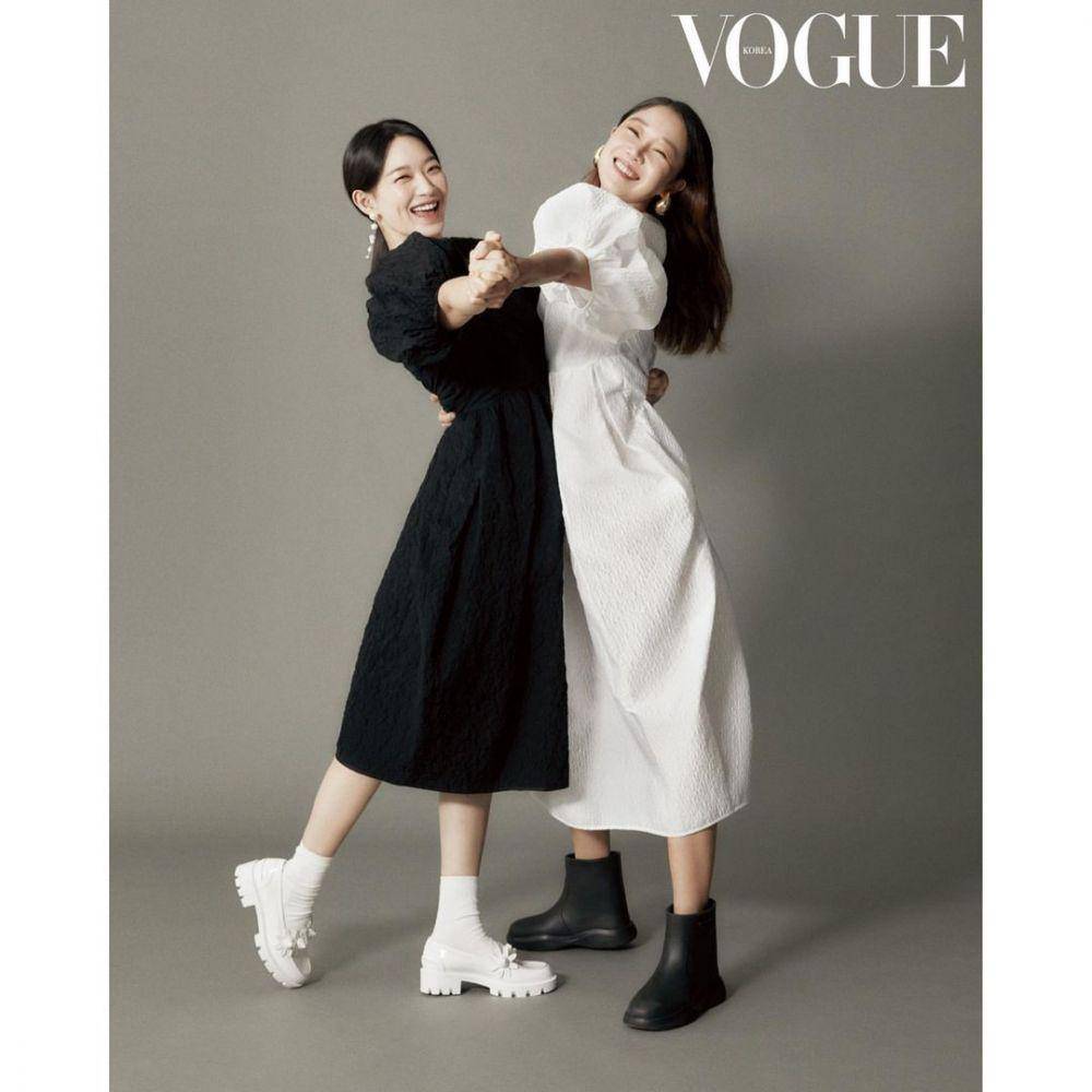 potret Shin Min Ah dan Gong Hyo Jin (instagram.com/shinminahindonesia)
